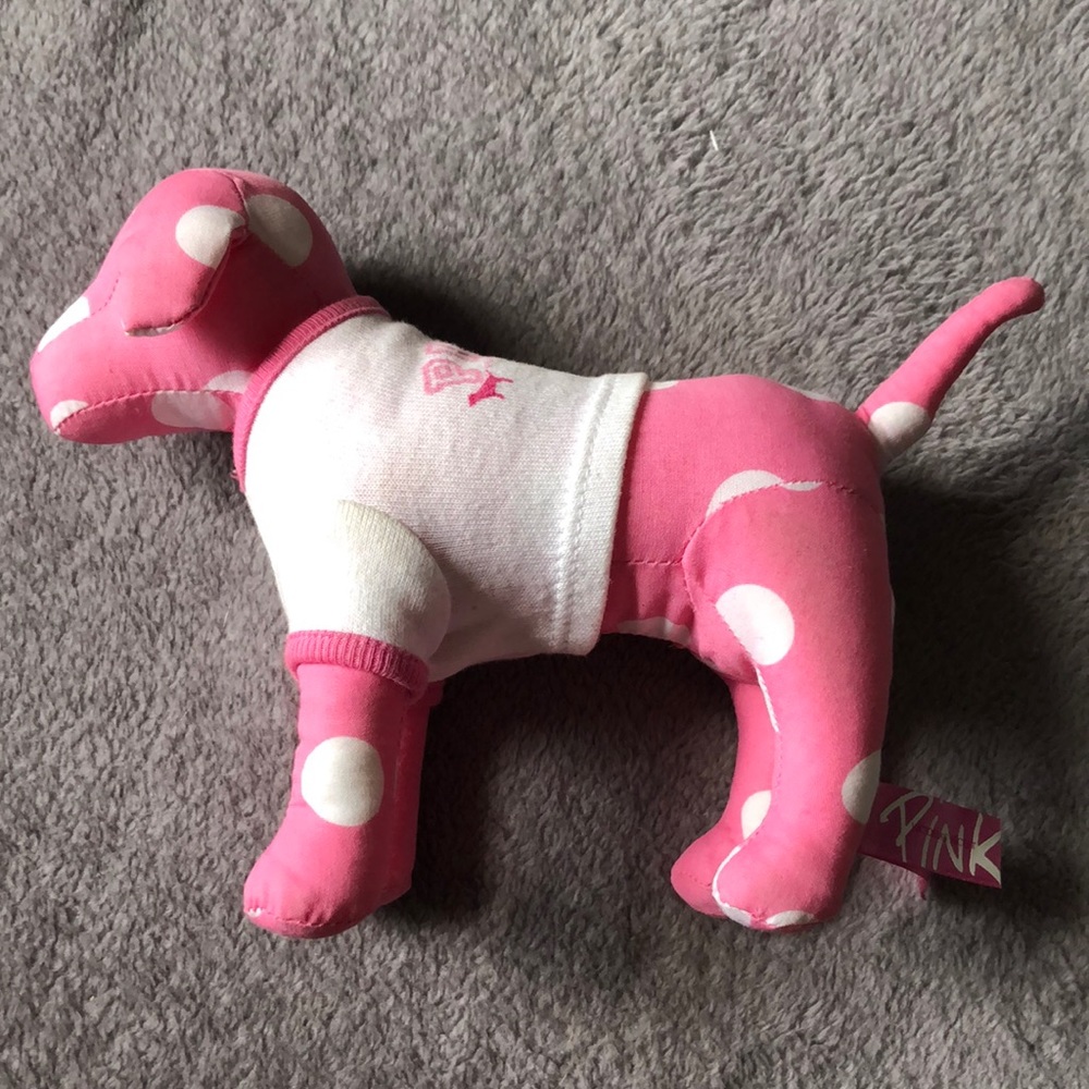Victoria’s Secret PINK Dog Stuffed Animal Polka Do